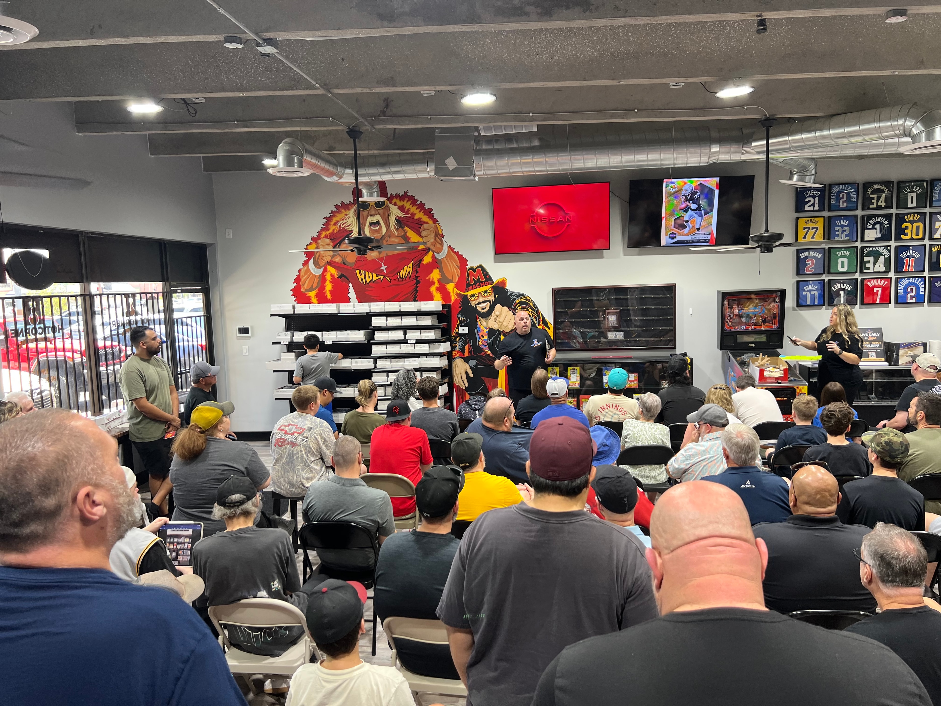 Auction cards at Hot Corner Sports Cards